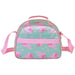 Sac repas enfant Barbie Pets 3D vue de face avec fermeture zippée et design embossé coloré