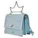 Gros plan sur les motifs et finitions du sac Loungefly Cendrillon Disney Princesse