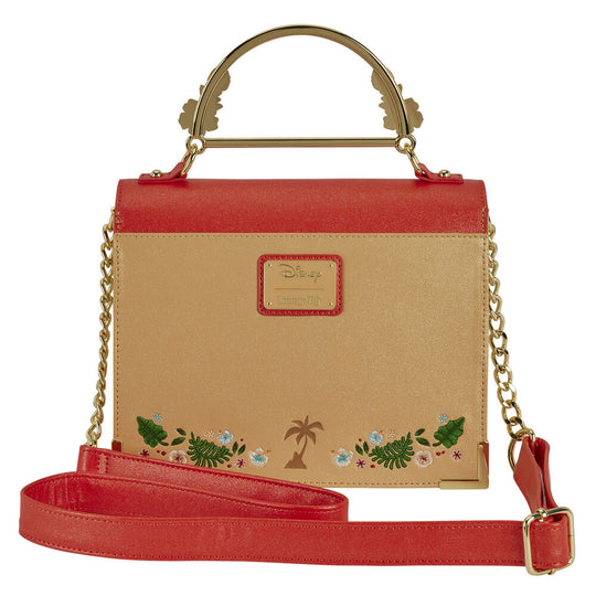 Détail du côté du sac Loungefly montrant la texture et la finition de haute qualité du matériau utilisé