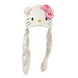 Bonnet Hello Kitty CERDÁ de face, montrant le visage souriant du personnage et les détails de la broderie, idéal pour les fans.