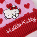 L'ensemble complet Hello Kitty CERDÁ : bonnet, écharpe snood et gants, idéal pour offrir en cadeau à une fan de Hello Kitty pour Noël ou un anniversaire.