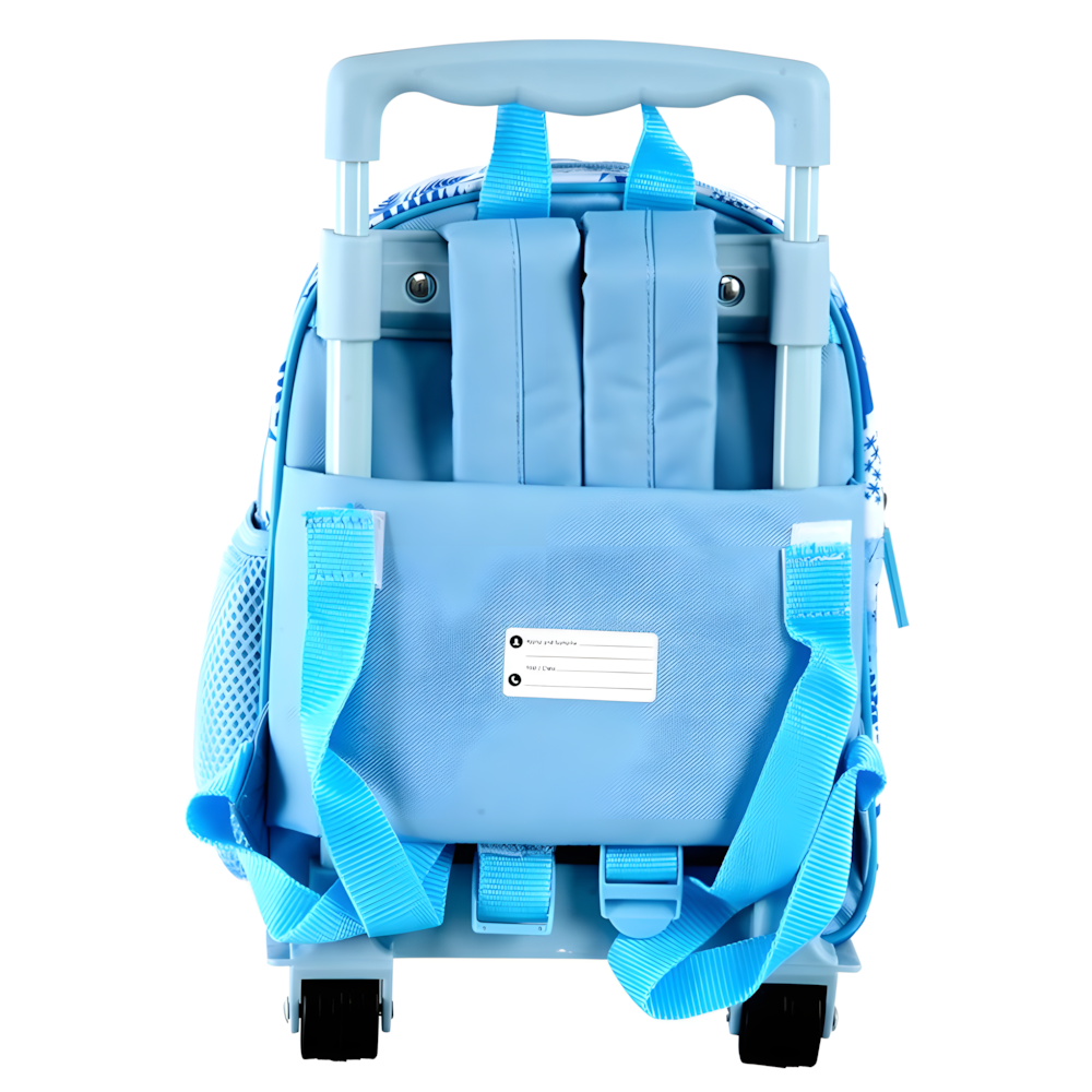 Détail de la poche filet latérale pour bouteille sur le trolley Disney Frozen 2 Shine