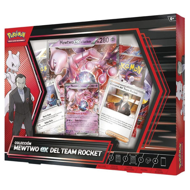 Zoom sur les 4 boosters de cartes Pokémon TCG en langue espagnole du set blister