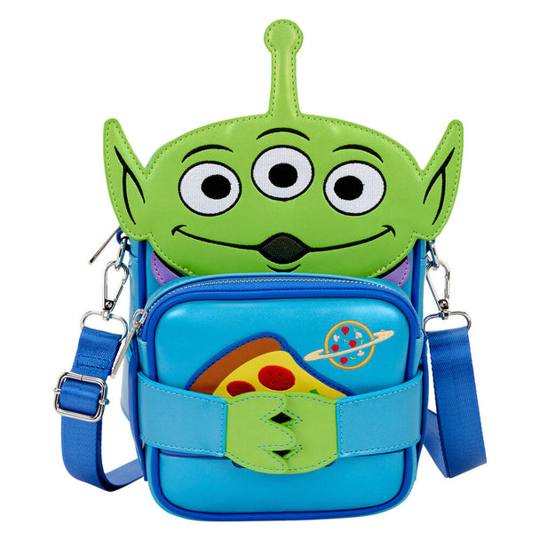 Sac bandoulière Loungefly Toy Story 30e anniversaire avec motif Aliens en cuir synthétique