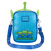 Détails irisés et imprimés colorés sur le sac Loungefly Disney Pixar Toy Story 30e anniversaire