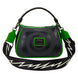 Sac Loungefly Disney Frankenweenie Sparky illuminé dans le noir montrant son effet glow in the dark