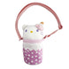 Sac peluche Hello Kitty CERDÁ, vue de face, montrant les détails du visage et des finitions de haute qualité, idéal pour les fans.