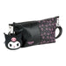 Sac Hello Kitty Kuromi CERDÁ, vue latérale, montrant les dimensions pratiques et la forme compacte, idéal pour un usage quotidien.