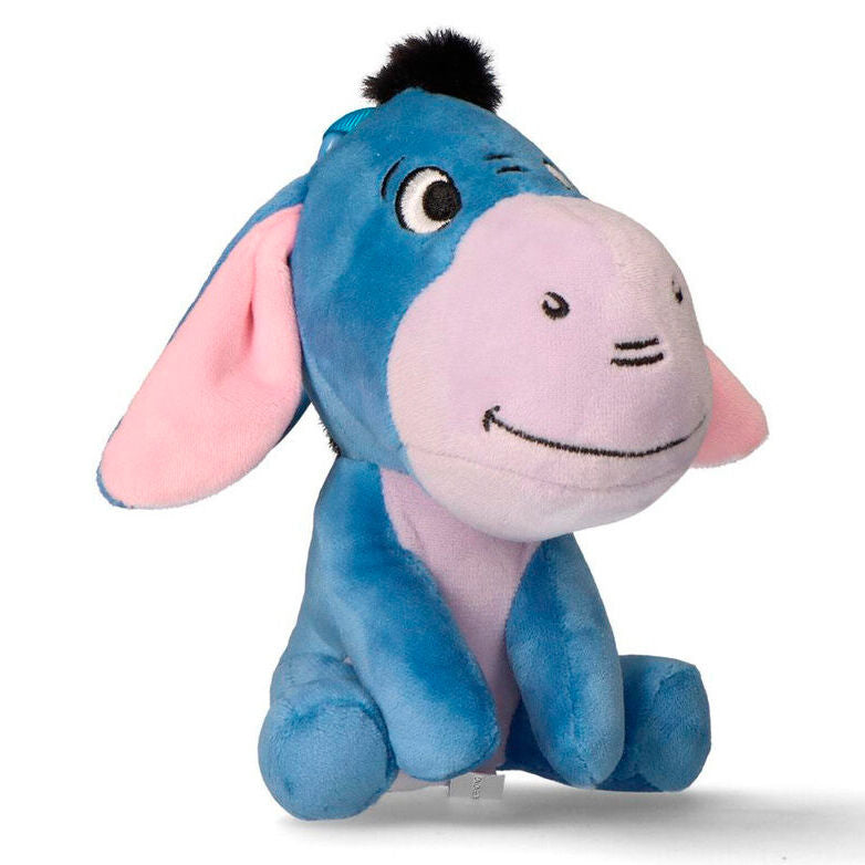 Gros plan sur le porte-clés Bourriquet Disney, mettant en évidence la douceur du polyester et la qualité de la fabrication CERDÁ.