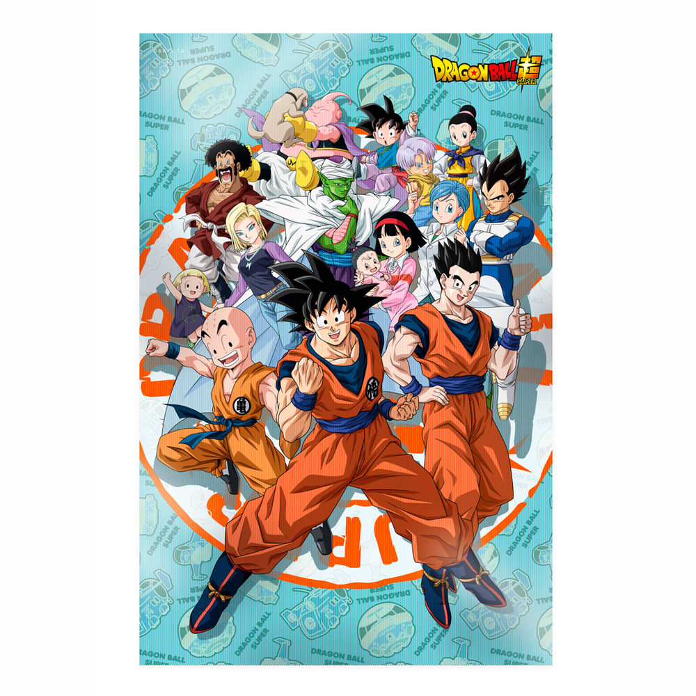 Détail du poster 3D Dragon Ball Super Universe Survival 58x38cm en PVC de SD TOYS