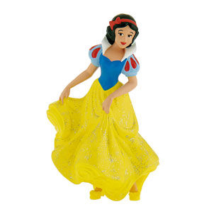Figurine Blanche-Neige Disney de 9 cm par BULLYLAND, vue de face avec détails colorés et finition soignée.