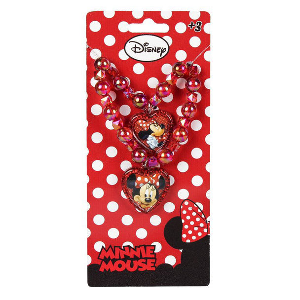 Collier Minnie Disney premium avec pendentif coloré et détails soignés sur fond blanc