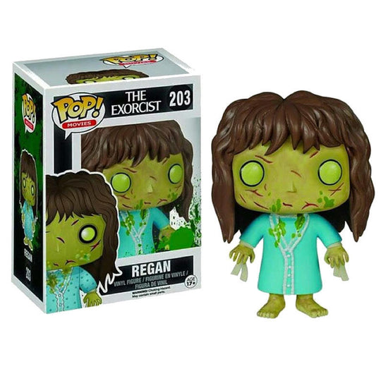 Boîte cadeau collector contenant la figurine POP FUNKO Regan de The Exorcist