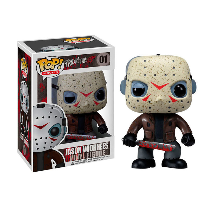 Figurine POP Jason Voorhees de FUNKO, 9 cm, représentant le célèbre tueur masqué de Friday The 13th.