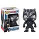 Figurine POP FUNKO Black Panther Marvel Civil War vue de face avec costume noir détaillé