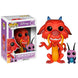 Figurine Funko Pop Disney de Mushu et Cricket de profil sur fond blanc, taille 9 cm