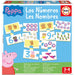 Cartes de jeu Peppa Pig pour apprendre les nombres et les quantités, adaptées aux tout-petits