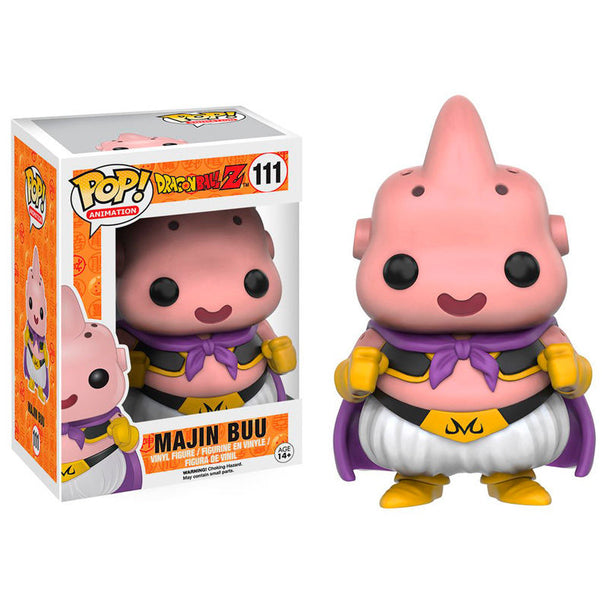 Figurine Funko POP Majin Buu Dragon Ball Z en vinyle de 10 cm dans sa boîte cadeau colorée