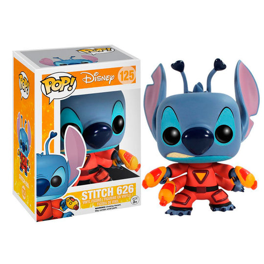Figurine Funko POP Stitch 626 Disney en vinyle de 9 cm présentée dans sa boîte cadeau officielle.