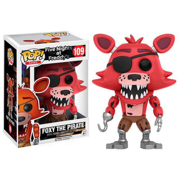 Figurine Funko POP Foxy de Five Nights At Freddy's en vinyle de 9 cm avec détails précis sur la boîte cadeau