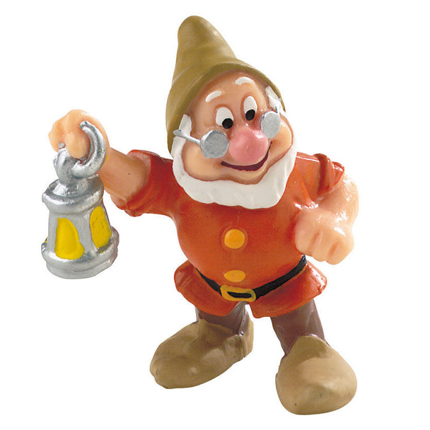 Figurine chef Blanche-Neige Disney de 5 cm par BULLYLAND, vue de face avec détails colorés.