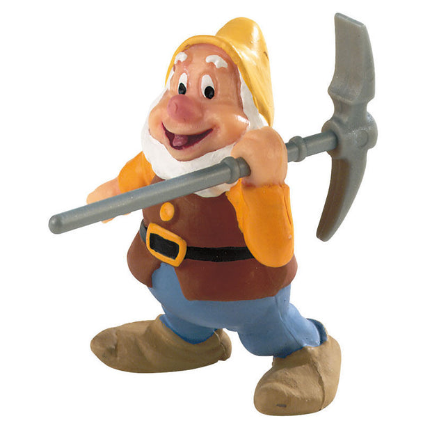 Figurine Nain à Bec Disney Blanche-Neige BULLYLAND hauteur 6cm vue de face avec détails précis.