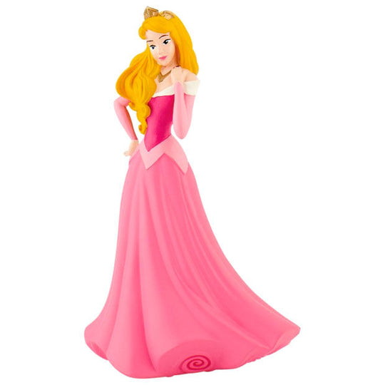 Figurine Aurore Disney Princess BULLYLAND vue de face avec détails soignés et couleurs vives
