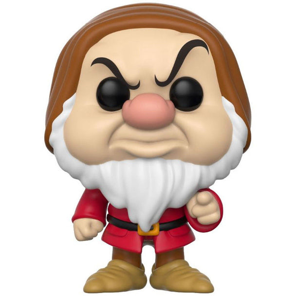 Figurine Funko POP de 9 cm représentant Grincheux des Sept Nains dans sa boîte cadeau officielle Disney