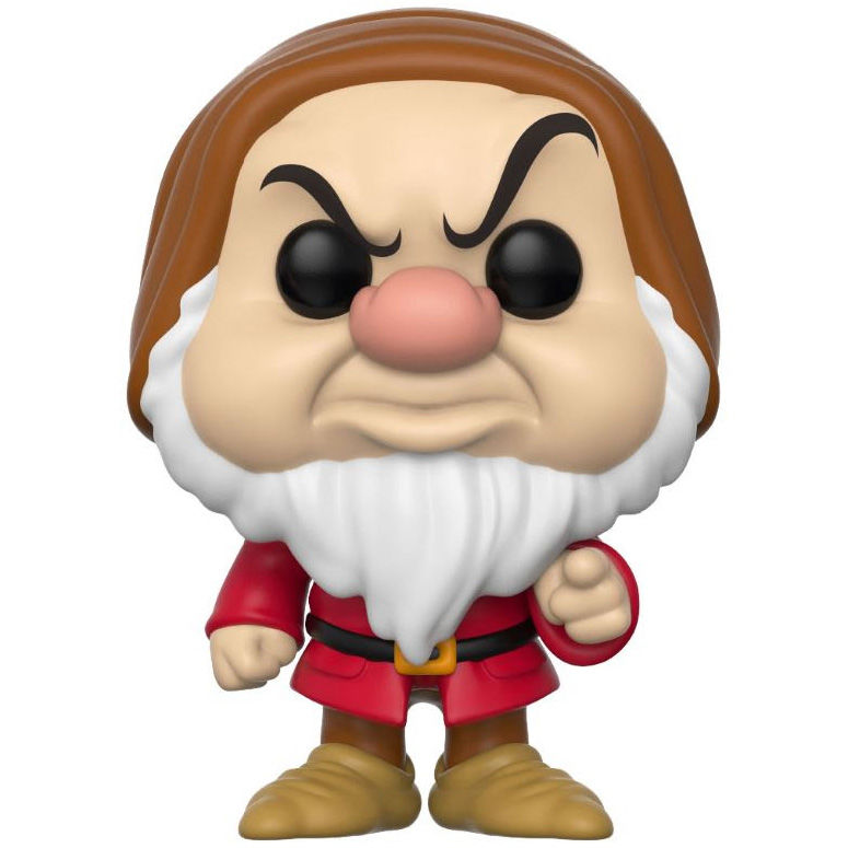 Figurine Funko POP de 9 cm représentant Grincheux des Sept Nains dans sa boîte cadeau officielle Disney