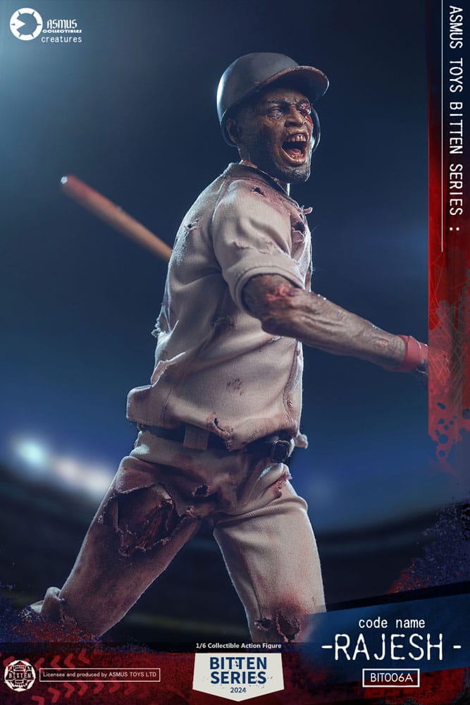 Figurine Bitten Rajesh 1/6 montrant les vêtements en tissu détaillés