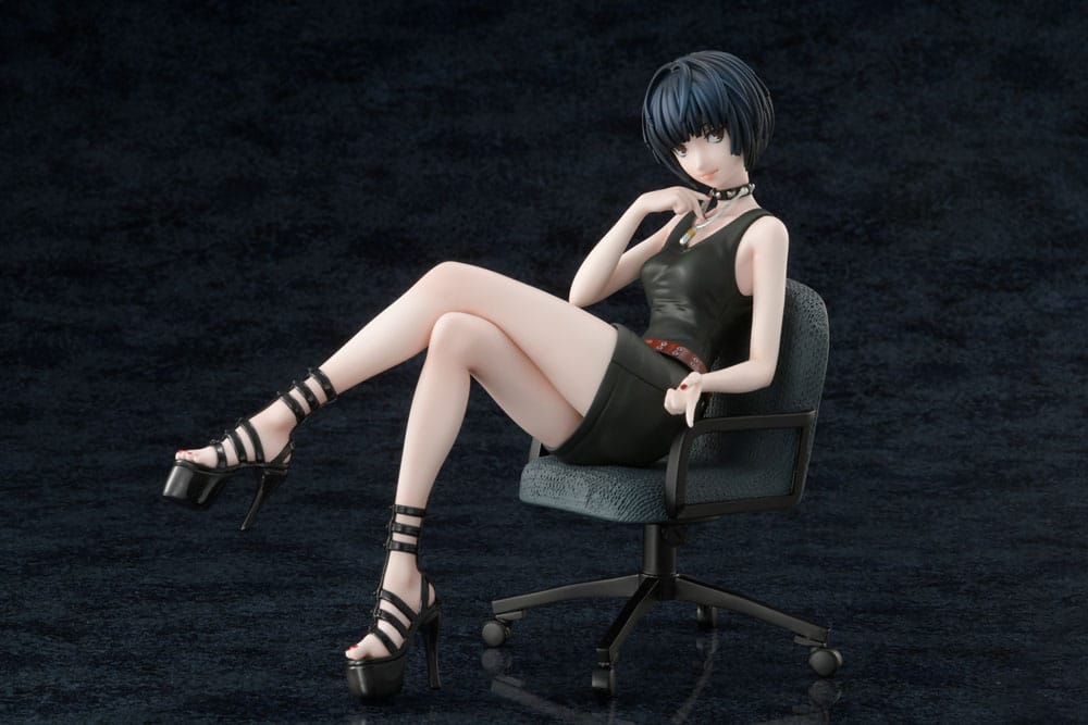 Gros plan sur les finitions de la statuette Tae Takamaki Amakuni 1/7 PVC