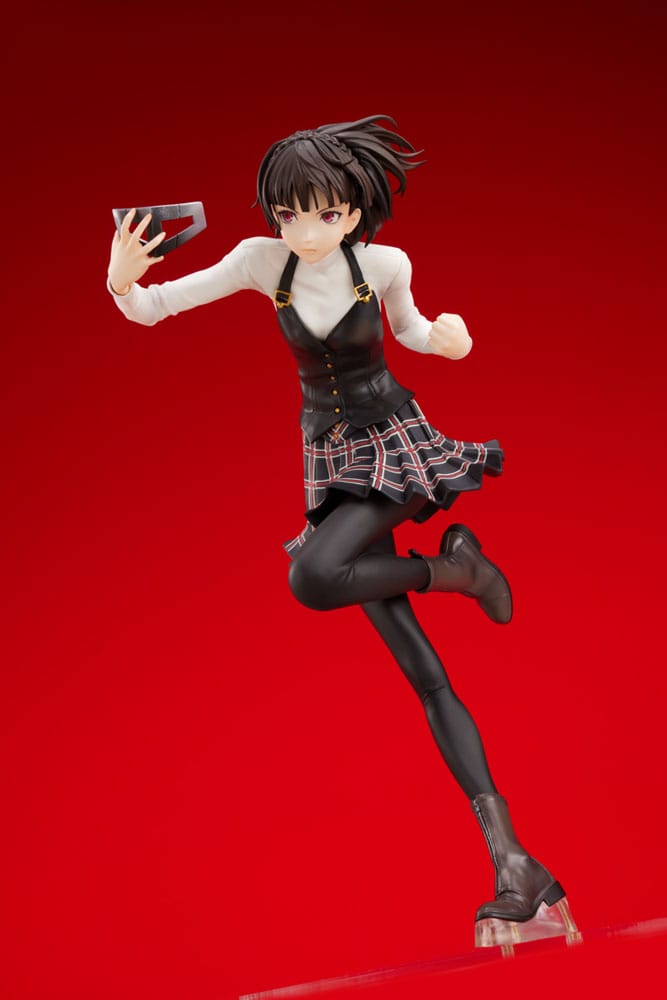 Figurine Amakuni Makoto Niijima 1/7, gros plan sur le visage et les cheveux