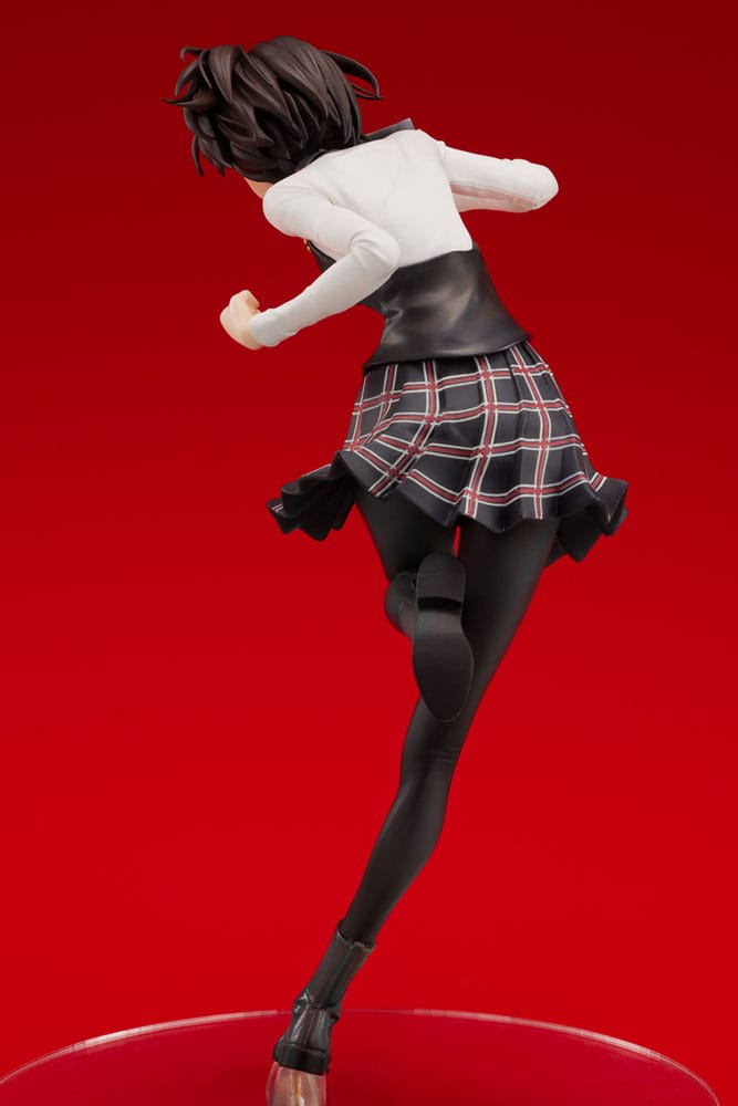 Statuette Persona 5 Royal Makoto Niijima, vue d'ensemble avec le socle