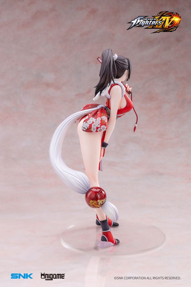 Gros plan sur le visage de la statuette Mai Shiranui AniGame