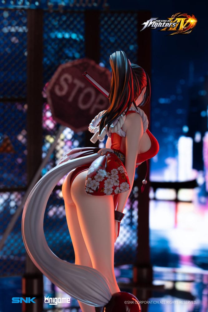 Mai Shiranui KOF XIV figurine 1/6, détails du socle