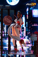 Détails des flammes ou effets de la statuette Mai Shiranui KOF XIV