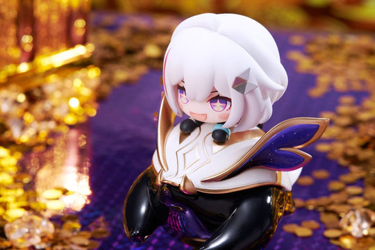 Vue latérale de la statuette APEX Honkai Star Rail Topaz & Numby Chibi