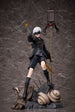 Figurine 9S NieR:Automata PVC 23cm - Gros plan sur le visage et les cheveux
