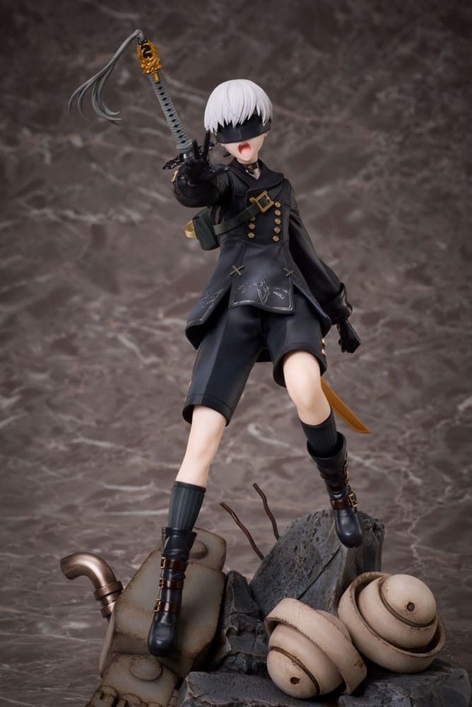Aniplex 9S PVC 23cm - Vue de la base et du support
