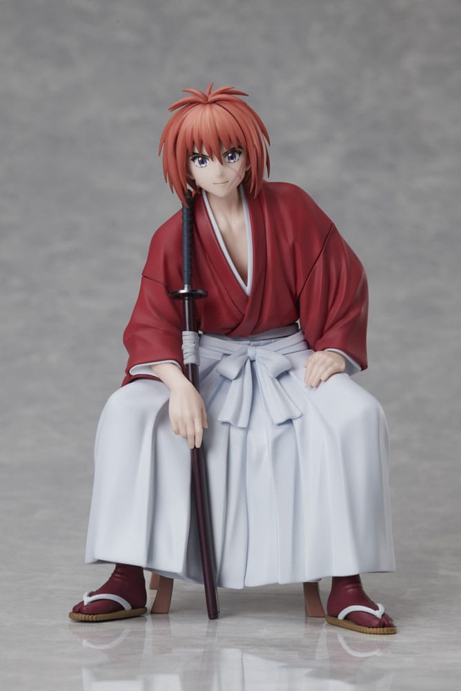 Statuette Kenshin Himura Rurouni Kenshin 15cm Aniplex vue de face
