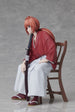 Statuette Kenshin Himura de dos, montrant les détails du kimono