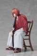 Statuette Kenshin Himura de dos, montrant les détails du kimono
