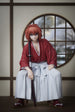 Gros plan sur l'épée de Kenshin Himura, statuette PVC
