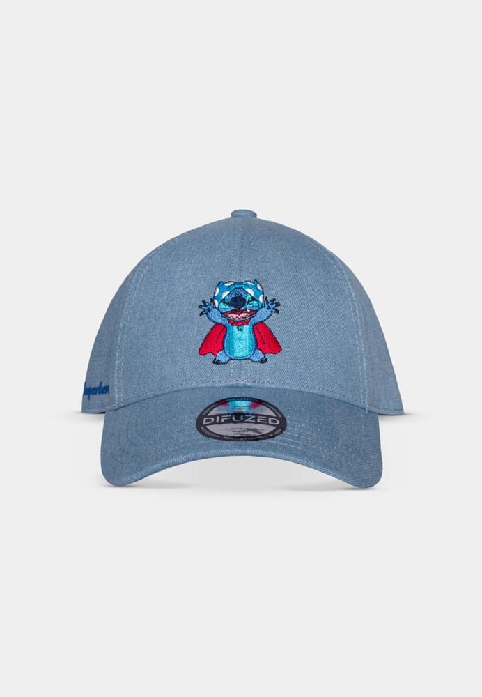Casquette baseball Difuzed Lilo & Stitch Stitch Hero, vue de face avec le design de Stitch