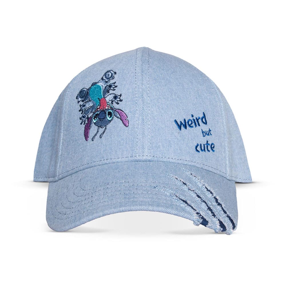 Casquette baseball Lilo & Stitch Weird Stitch Difuzed vue de face