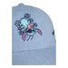 Gros plan sur la broderie Weird Stitch de la casquette