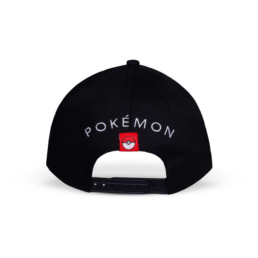 Détail du motif Pikachu sur la casquette Pokémon officielle