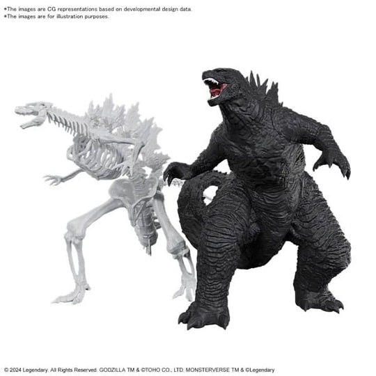 Maquette Godzilla x Kong: The New Empire de Bandai, vue détaillée du Roi des Monstres