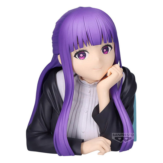 Statuette Fern Frieren Banpresto vue de face, détails du visage