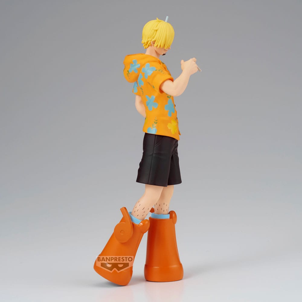 Vue latérale de la figurine Sanji The Shukko One Piece